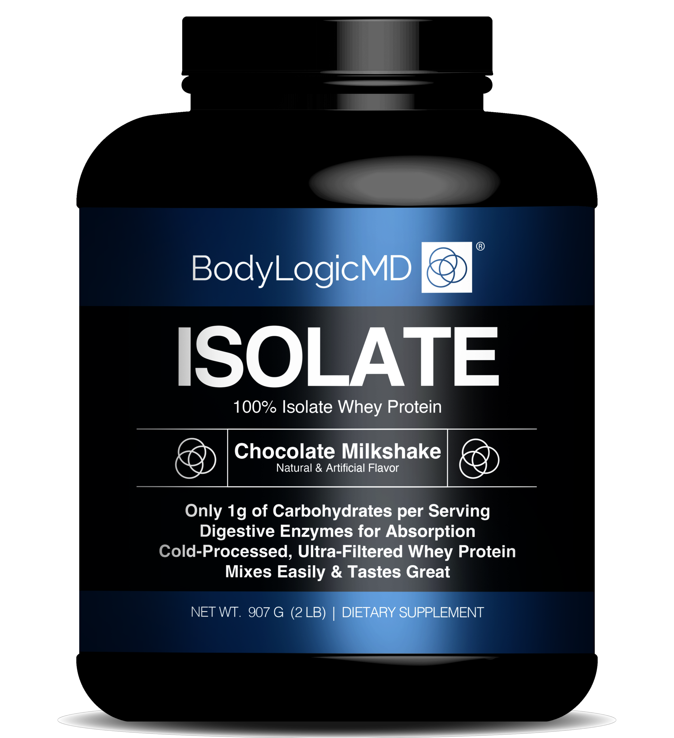 100% Whey Isolate 2lb Chocolate